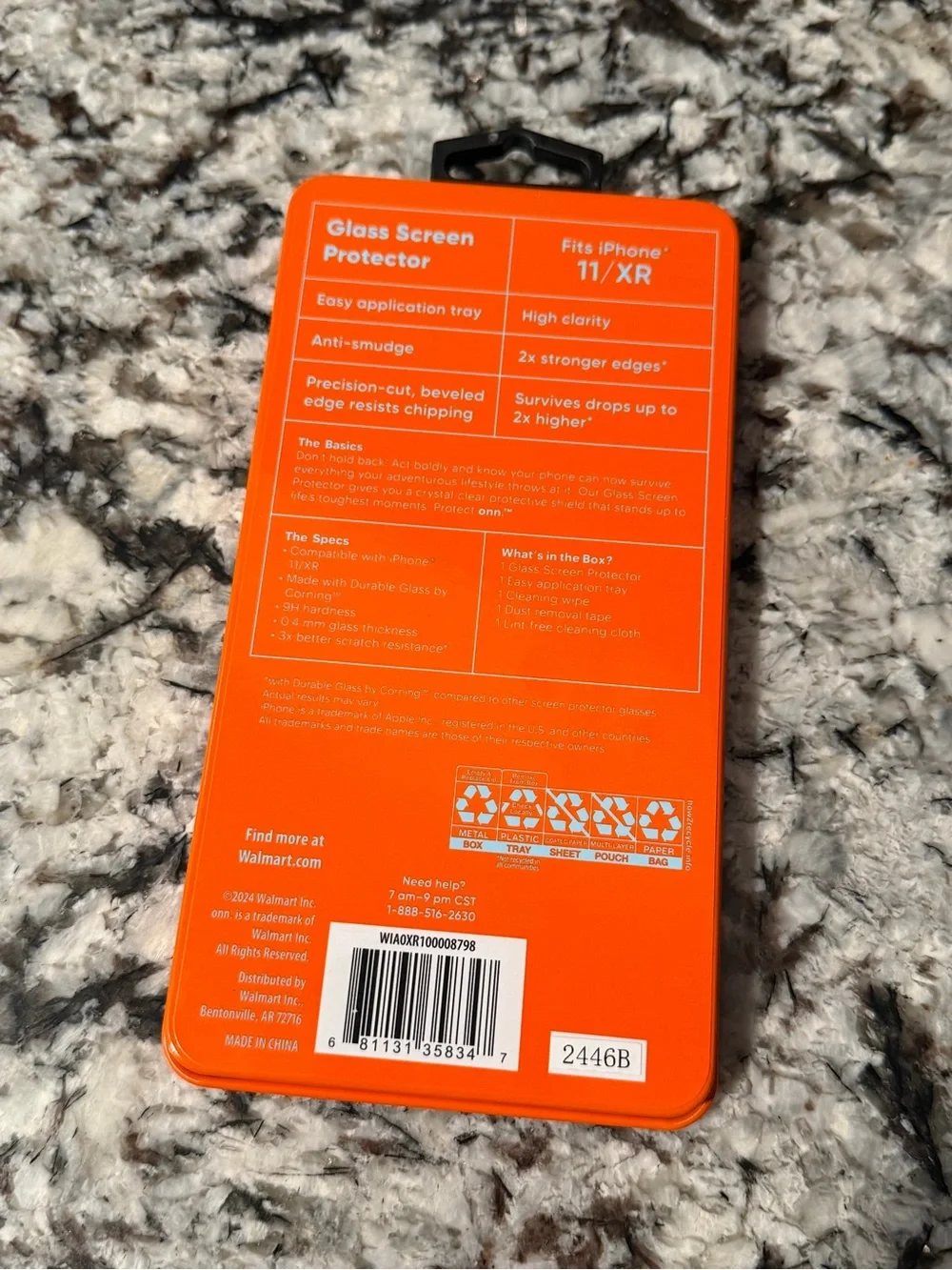 protect onn Glass Screen Protector for iPhone 11/XR